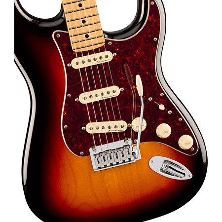 Pack Player II Modified Stratocaster Maple 3-Color Sunburst + Tone Master Pro + Câble Jack Mâle Fender