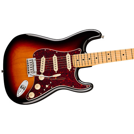 Pack Player II Modified Stratocaster Maple 3-Color Sunburst + Tone Master Pro + Câble Jack Mâle Fender
