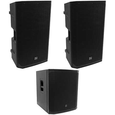 Pack ELX200-15P (la paire) + Caisson de basse ELX200-18SP Electro-Voice