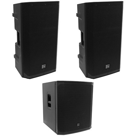 Pack ELX200-12P (la paire) + Caisson de basse ELX200-18SP Electro-Voice