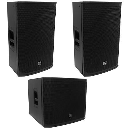Electro-Voice Pack EKX 15P (la paire) + Caisson de basse EKX-18SP
