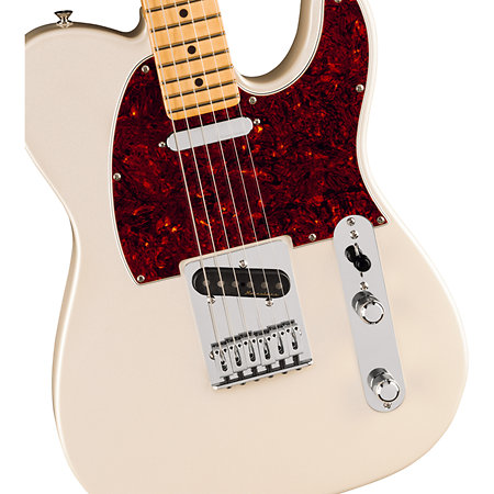 Pack Player II Modified Telecaster Maple Olympic Pearl + Tone Master Pro + Câble Jack Mâle Fender