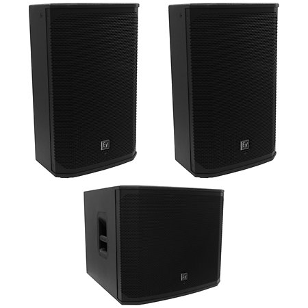 Electro-Voice Pack EKX 12P (la paire) + Caisson de basse EKX-18SP