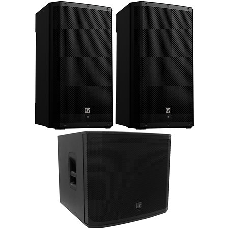 Electro-Voice Pack ZLX-15P-G2 (la paire) + Caisson de basse EKX-18SP