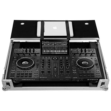 Denon DJ Pack Prime 4+ + Flight Case Silver