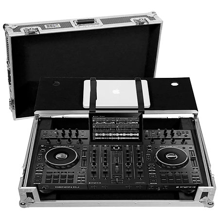 Pack Prime 4+ + Flight Case Silver Denon DJ