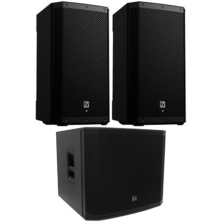 Pack ZLX-12P-G2 (la paire) + Caisson de basse EKX-18SP Electro-Voice