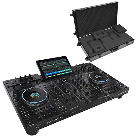 Denon DJ Pack Prime 4+ + Flight Contol Black