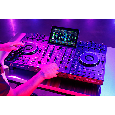 Pack Prime 4+ + Flight Contol Silver Denon DJ
