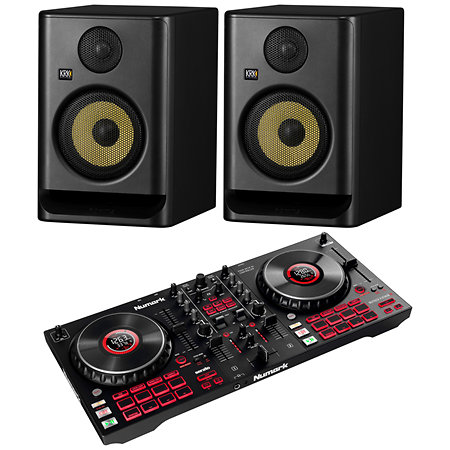 Numark Pack Mixtrack Platinum FX + Enceinte Rokit RP Classic 8 G3 (la paire)