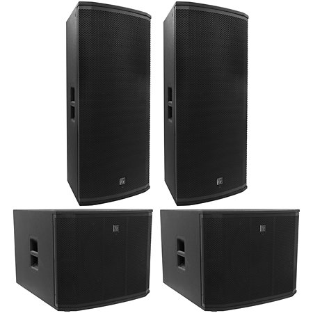Electro-Voice Pack ETX 35P (la paire) + Caisson de basse ETX 18SP (la paire)