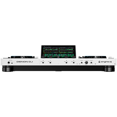 Pack Prime 4+ White Limited Edition + Flight Case Black Denon DJ