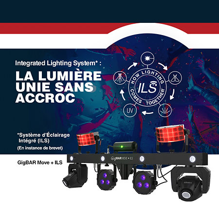 Pack GigBar Move + ILS + ILS Command Chauvet DJ