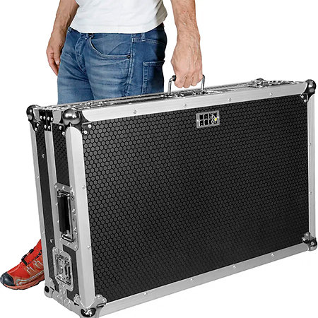 Pack Prime 4+ White Limited Edition + Flight Case Silver Denon DJ