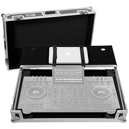 Pack Prime 4+ White Limited Edition + Flight Case Silver Denon DJ