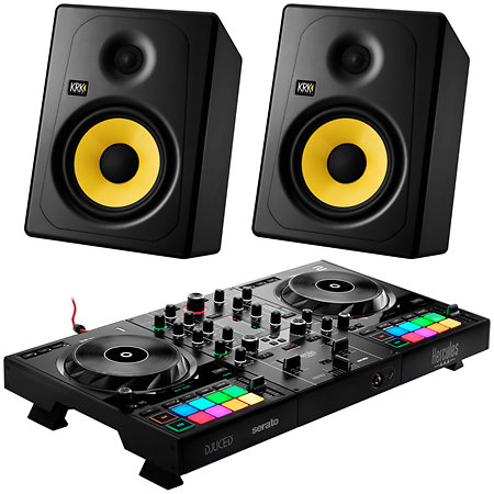 Hercules DJ Pack DJControl Inpulse 500 + Enceinte Kreate 8 (la paire)