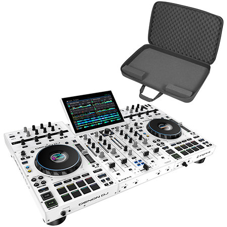 Denon DJ Pack Prime 4+ White Limited Edition + Étui