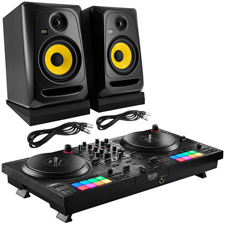 Hercules DJ Pack DJ Control Inpulse T7 + Classic 5 Monitor (la paire)