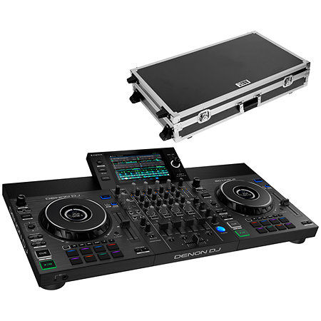 Denon DJ Pack SC Live 4 + Flight case XL XZ RX3 Prime 4 Silver