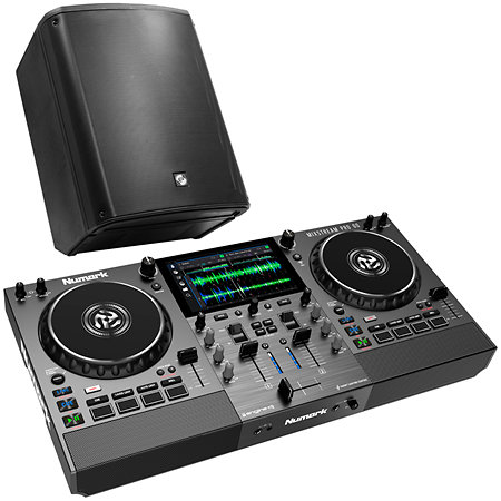 Numark Pack Mixstream Pro Go + Enceinte e-GO Max - Standalone DJ