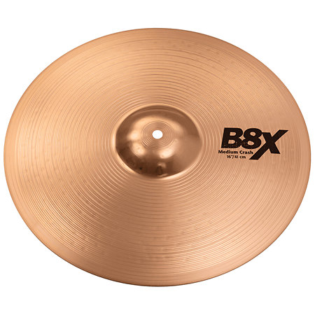 Sabian 41608X B8X Medium Crash 16"