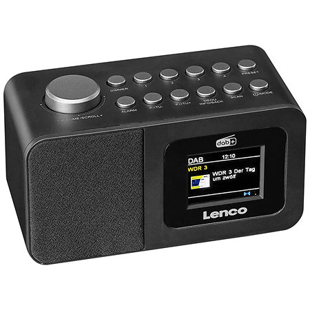 CR-625BK Radio réveil DAB+ Lenco