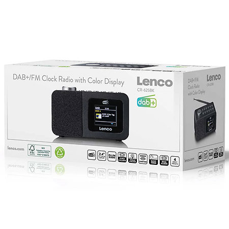 CR-625BK Radio réveil DAB+ Lenco