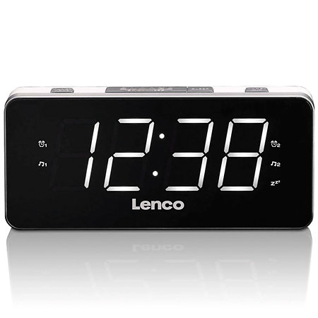 Lenco CR-18 White Radio-réveil