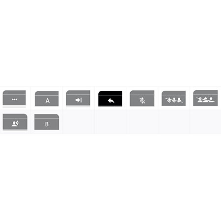 Shure Boutons Reply pour MXCW640