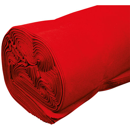 Showgear Rouleau tissu Deko molton 160 g/m² Rouge