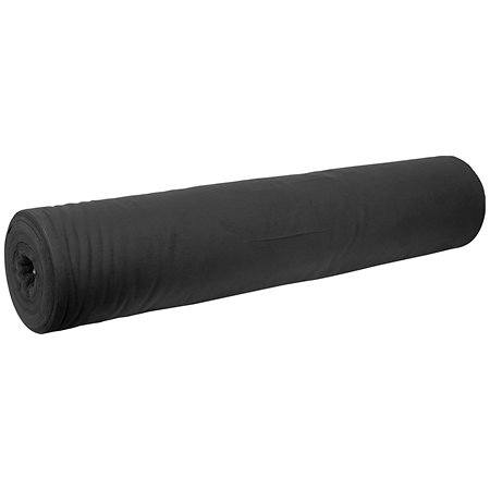 Showgear Rouleau tissu Deko molton 160 g/m² Noir 1m