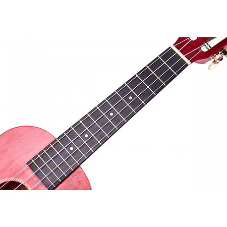 ML2CR Island Concert Cherry Red + Housse Mahalo