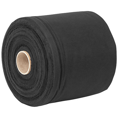 Rouleau tissu Deko molton 160 g/m² Noir 0,2m Showgear