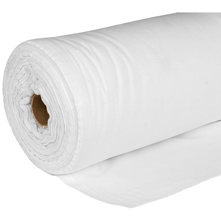 Showgear Rouleau tissu Deko molton 160 g/m² Blanc 1,3m
