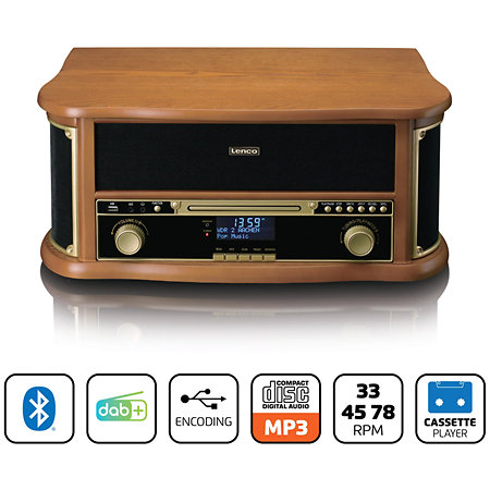 TT-115CR Crème Classic Phono Lenco