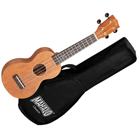 MS1TBR Slimline Soprano Naturel Satin + Housse Mahalo