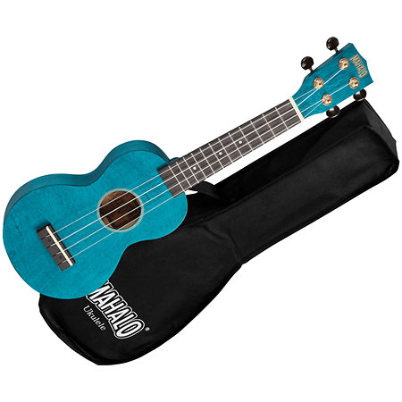 Mahalo MS1TBU Slimline Soprano Bleu Satin + Housse