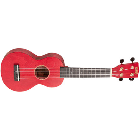 MS1TRD Slimline Soprano Rouge Satin + Housse Mahalo
