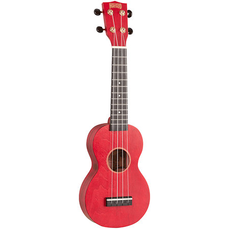 MS1TRD Slimline Soprano Rouge Satin + Housse Mahalo