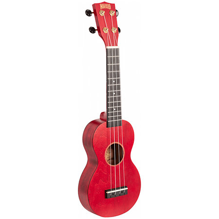 MS1TRD Slimline Soprano Rouge Satin + Housse Mahalo