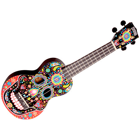 Mahalo MA1SKBK Art Series Soprano Crâne Mexicain + Housse