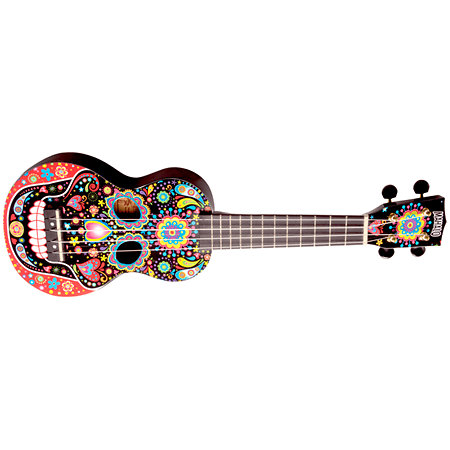 MA1SKBK Art Series Soprano Crâne Mexicain + Housse Mahalo