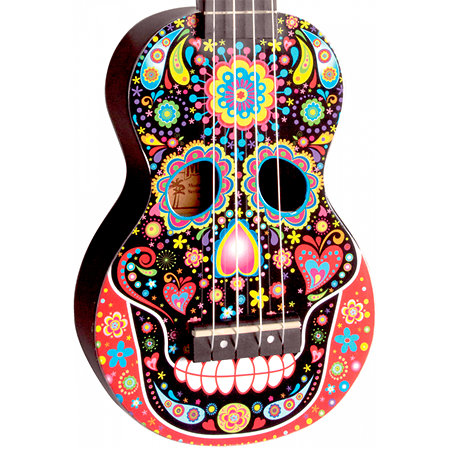 MA1SKBK Art Series Soprano Crâne Mexicain + Housse Mahalo