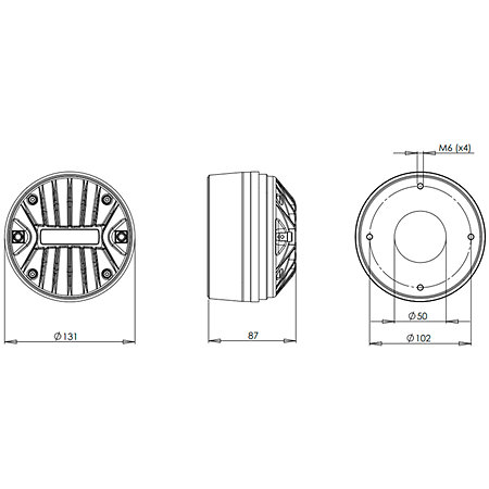 B&C Speakers DE985TN 8 Ohm Driver