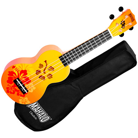 MD1HBORB Design Series Soprano Fleurs Hibiscus + Housse Mahalo