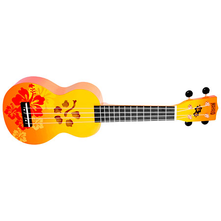 MD1HBORB Design Series Soprano Fleurs Hibiscus + Housse Mahalo