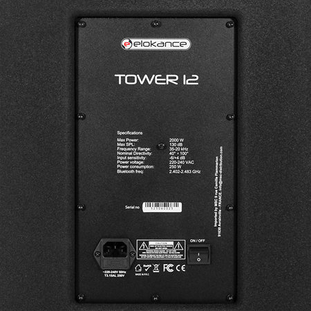 Tower 12 + 2 Micros W-UHF Elokance