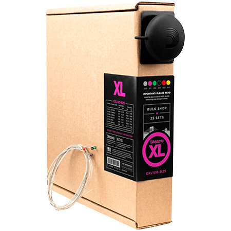 D'Addario Bulk de 25 jeux d'EXL115 11-49