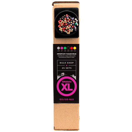 D'Addario Bulk de 25 jeux d'EXL115 11-49