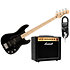 Pack Affinity Precision Bass PJ MN Black + DSL5C Combo + Câble Jack Mâle Mono Squier by FENDER
